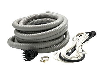 1,5m kit med isolerad dräneringslang 19-21mm + värmekabel.